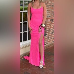 Primavera pink prom dress size 4